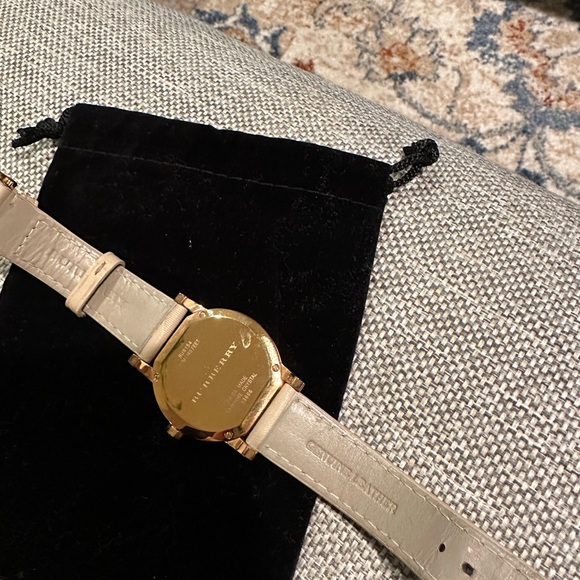 Tan and Rose Gold Burberry Watch - Picture 6 of 7